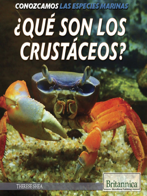 Title details for ¿Qué son los crustáceos? (What Are Crustaceans?) by Bernadette Davis - Wait list